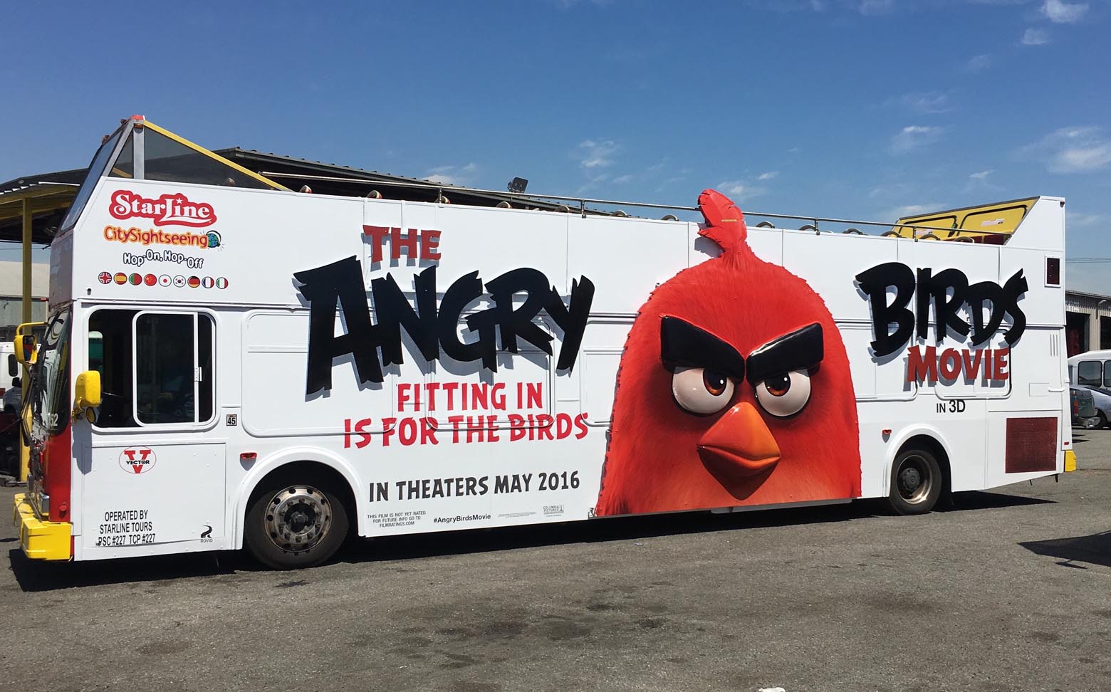 Angry Birds 3D Bus Graphics