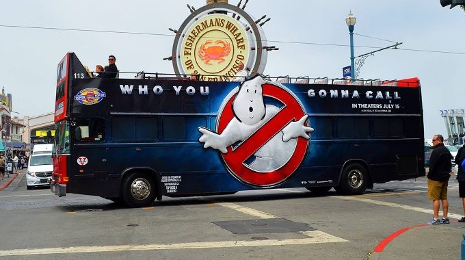 Ghostbusters 3D Bus Graphics
