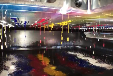 UV printer purging ink