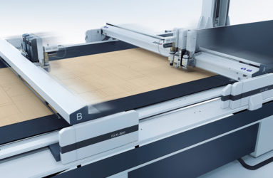 Die cut packaging on Zund D3 flatbed cutter