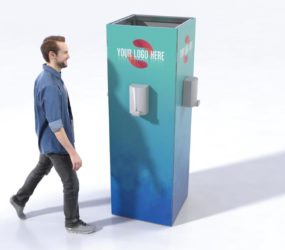Hand sanitizer stations for brick and mortar businesses
