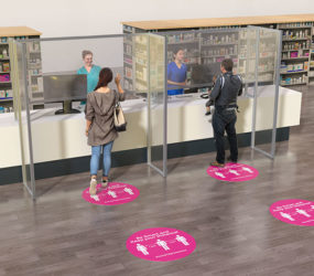 Floor decals for retail businesses