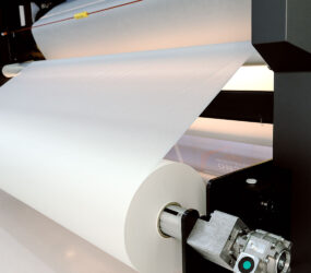 OnPaper Family textile printer with jumbo transfer paper roll