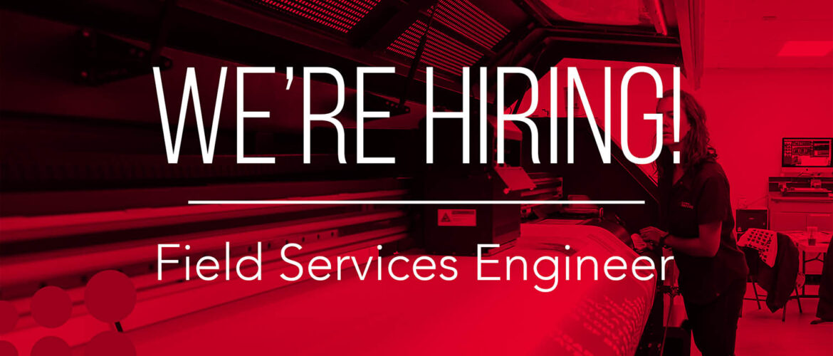 We're hiring for a field services engineer