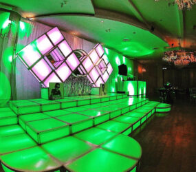 Illuminated stage and decor for special event