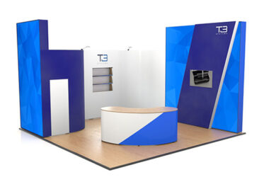T3 Systems Booth Rendering