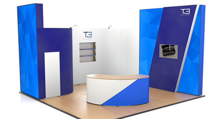 T3 Systems Booth Rendering