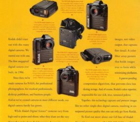 Kodak digital camera lineup (1994-1995)